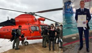 Coast Guard Rescue Swimmer Actions During Texas Flood Is Remarkable