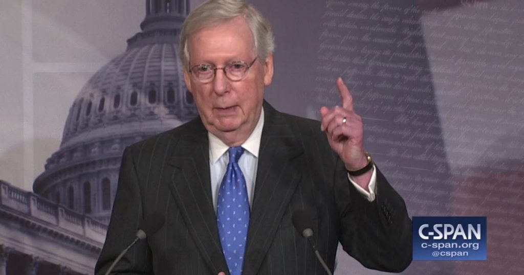 Trump Blasts Mitch McConnell For Being Dem's Personal Little 'Lapdog'