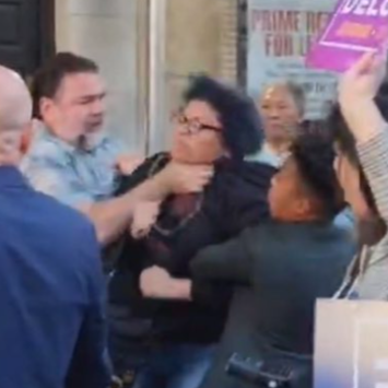 Dem Councilwoman Plays Victim After Hold Female Protester While Man Choked Her