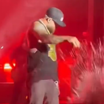 Watch Fan Tosses Bud Light At Country Music Star On Stage- BIG MISTAKE!