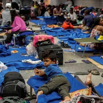 Boston Moves Migrants To Airport
