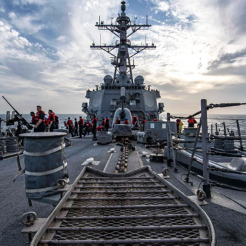 American Ship Thwarts Drone Attacks