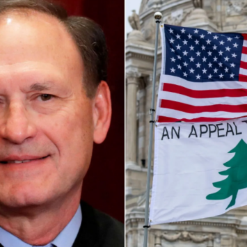Justice Faces Criticism Over Flag