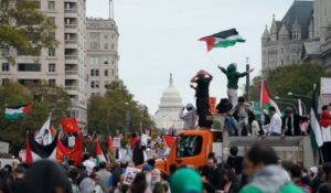 Demonstrations Take Place While Netanyahu Speaks Before Congress