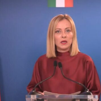Italian PM Speaks At DC Event