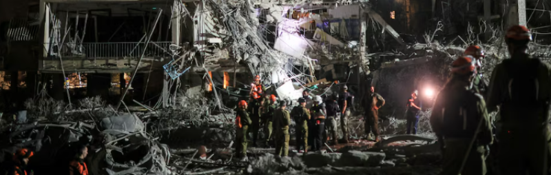Iran's Missile Attack Wounds Several