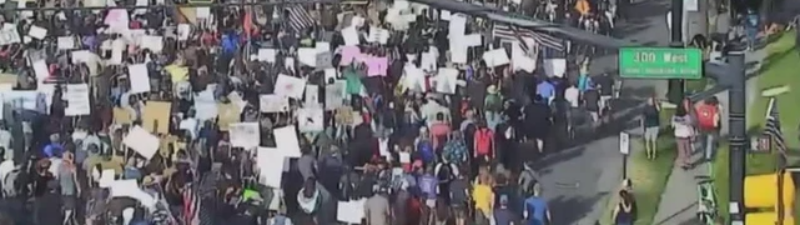 Several Taken Into Custody Following Incident At Utah Protest