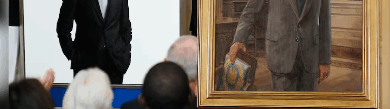 Report States Portraits Moved Inside White House