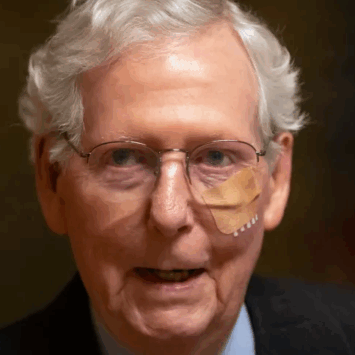 McConnell Trips While Being Escorted