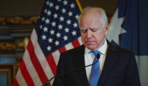 Walz Gives Address Amid Protests In City