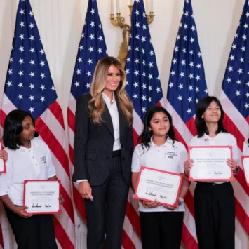 Melania Trump Praises America’s Brightest