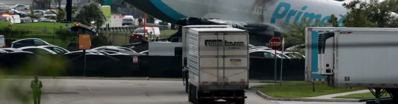 Amazon Cargo Jet Crashes at Miami Airport, Five Killed