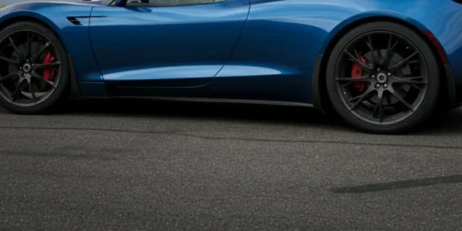 Elon Musk Unveils Flying Tesla Roadster At Texas Event